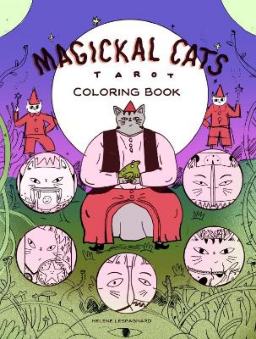 Picture of Magickal Cats Tarot Coloring Book