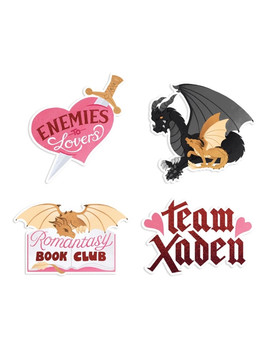 Picture of Fourth Wing: Romantasy Sticker Set of 4