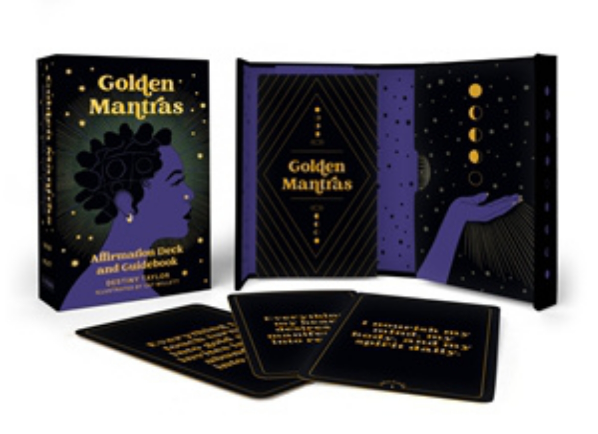 Picture of Golden Mantras: Affirmation Deck and Guidebook