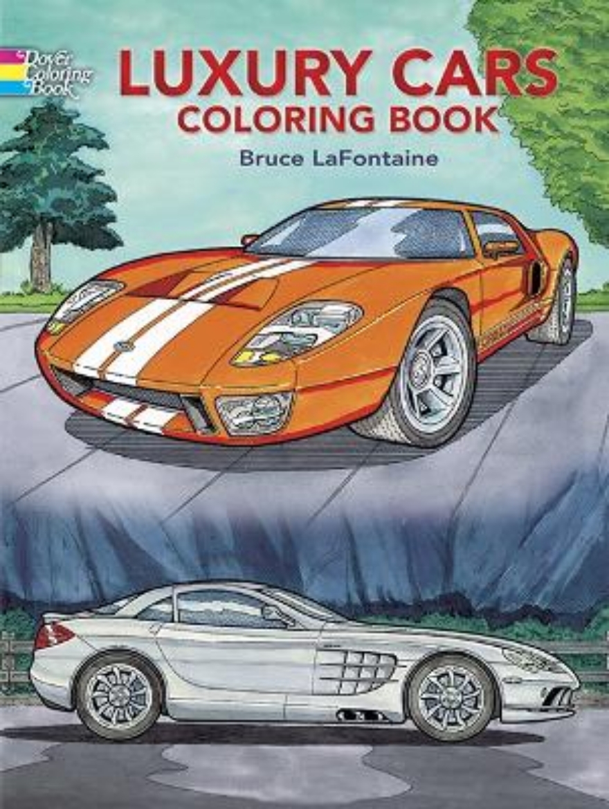 Picture of Luxury cars coloring book