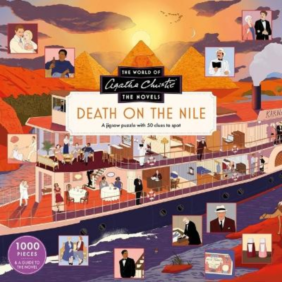 Picture of Pussel The World of Agatha Christie: Death on the Nile 1000 bitar