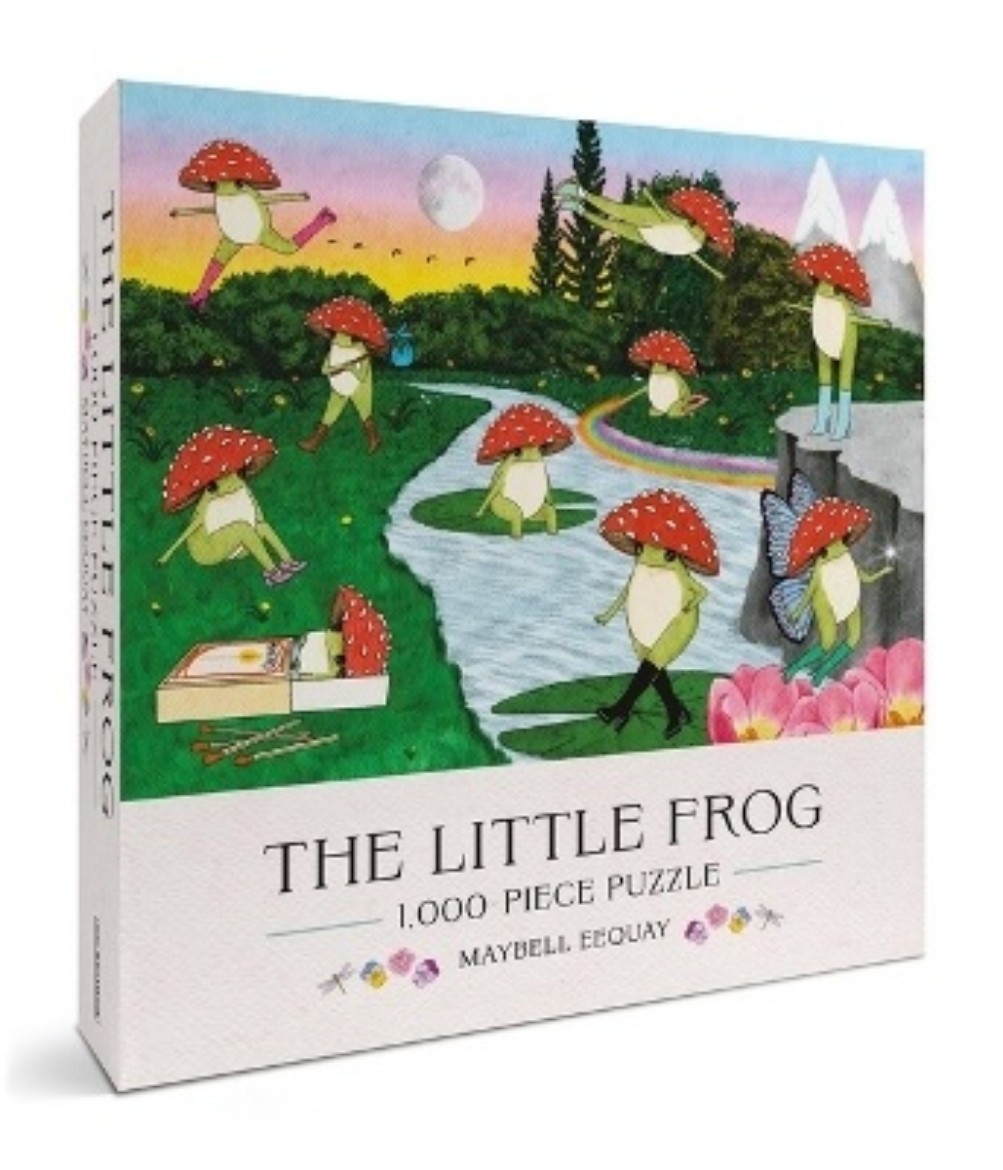 Picture of The Little Frog 1,000-Piece Puzzle: An Official Jigsaw Puzzle Illustrated by Maybell Eequay