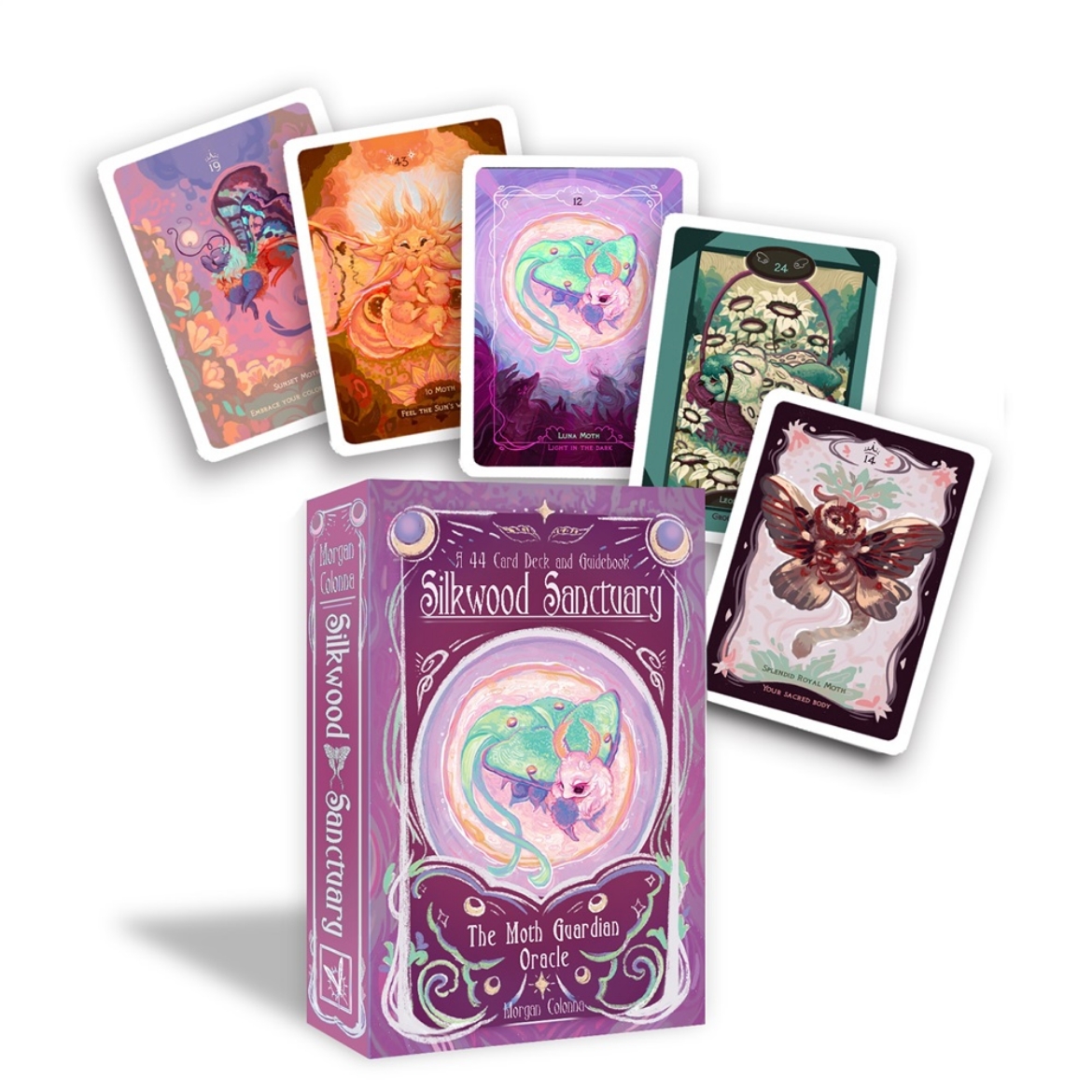 Picture of The Silkwood Sanctuary: A Moth Guardian Oracle (44 Full-Color Cards and 112-Page Guidebook)