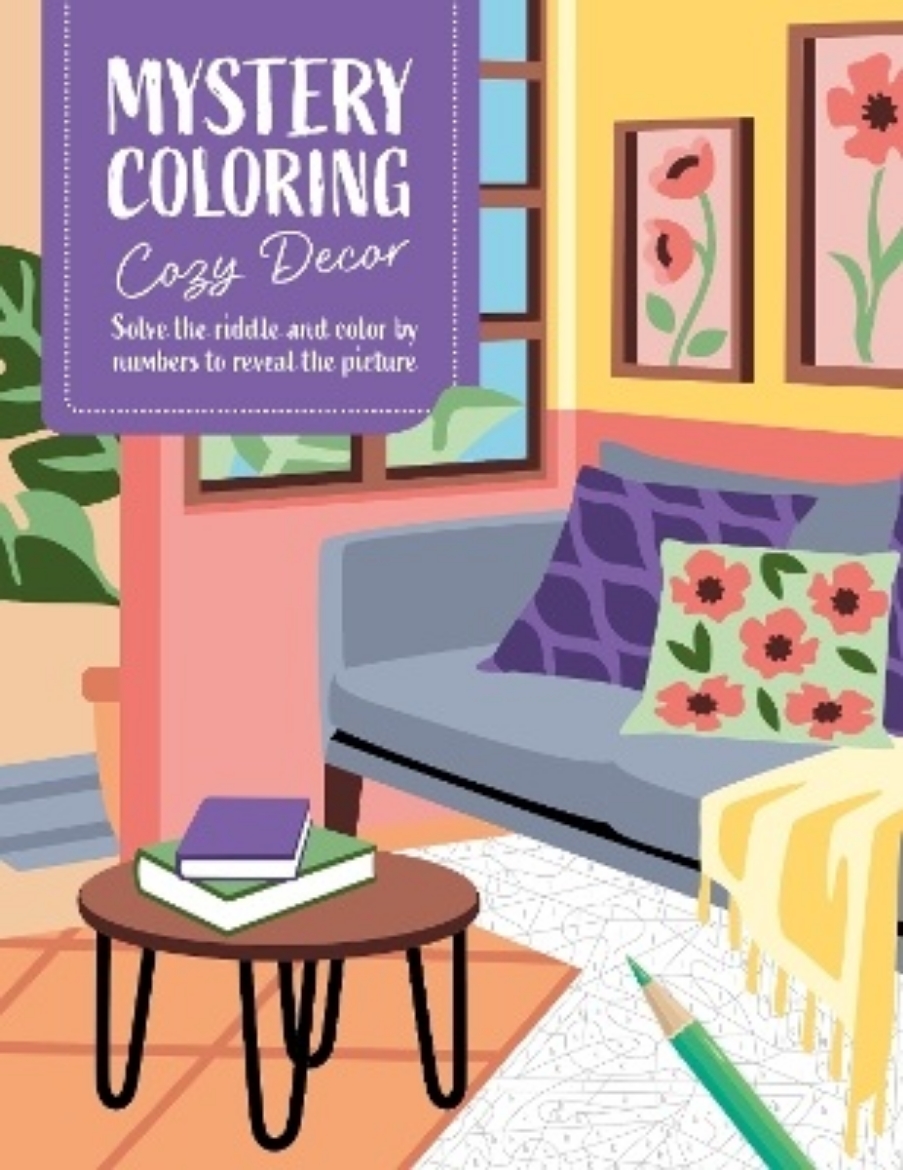 Picture of Mystery Coloring Cozy Decor: Solve the Riddle and Color by Numbers to Reveal the Picture