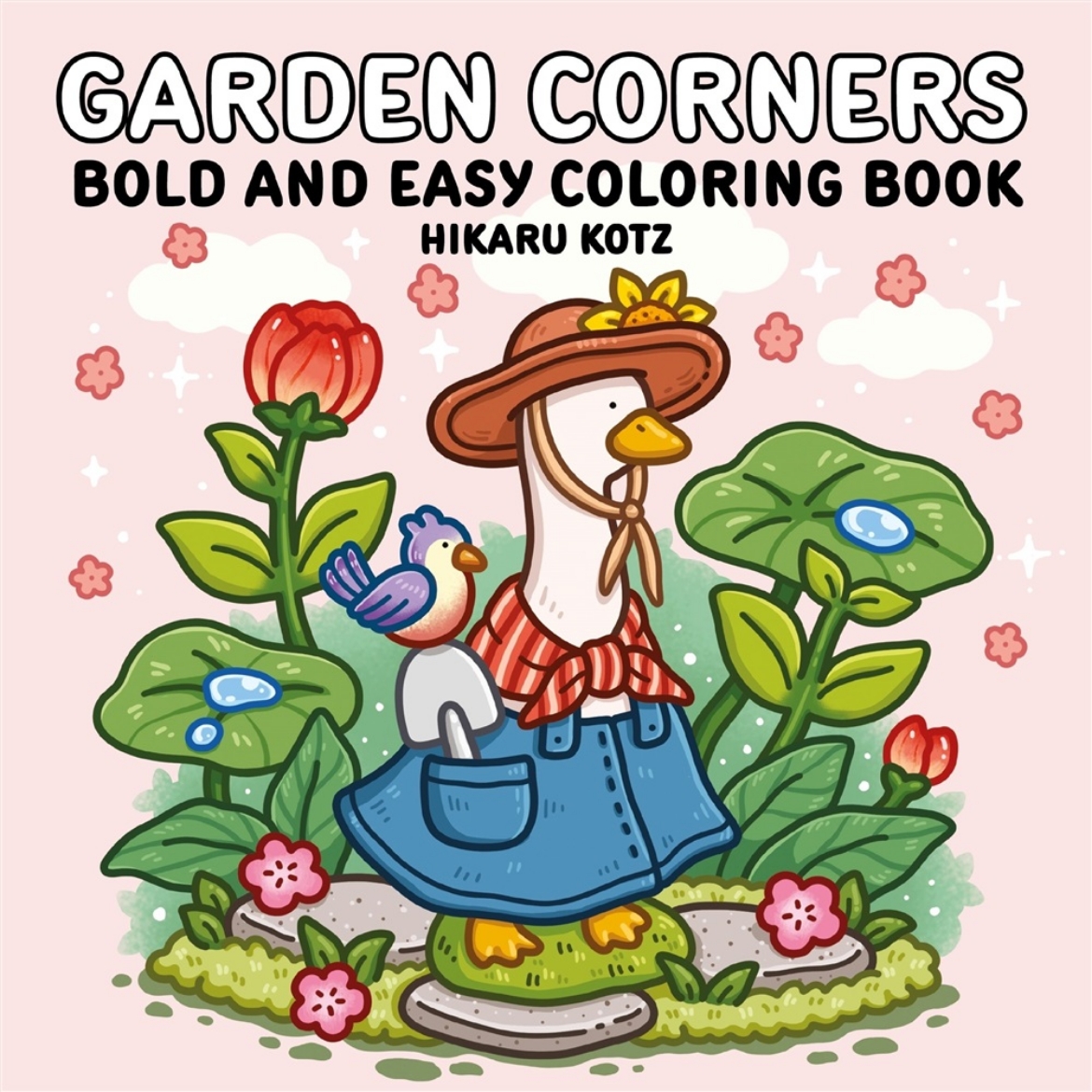 Bild på Garden Corners: Bold and Easy Coloring Book