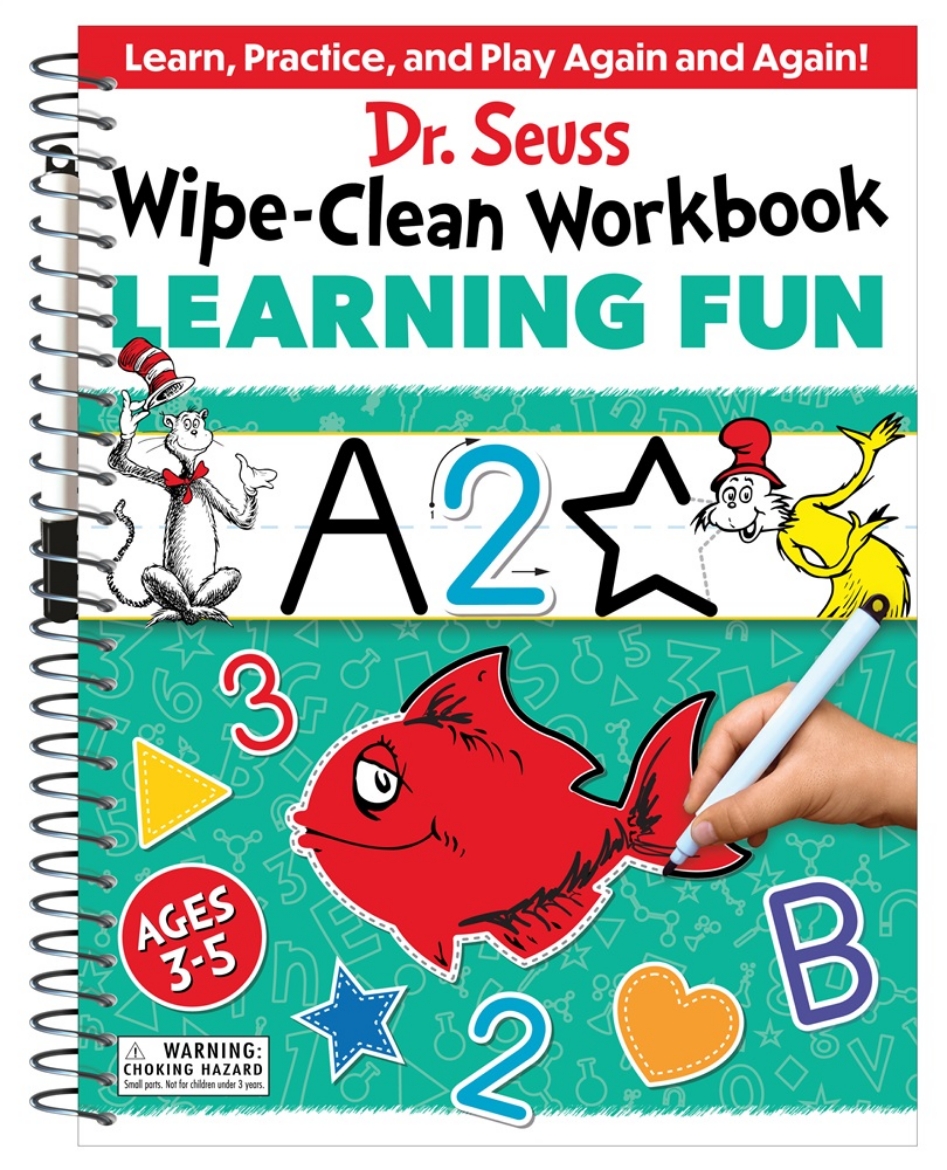 Picture of Dr. Seuss Wipe-Clean Workbook: Learning Fun: Activity Workbook for Ages 3-5