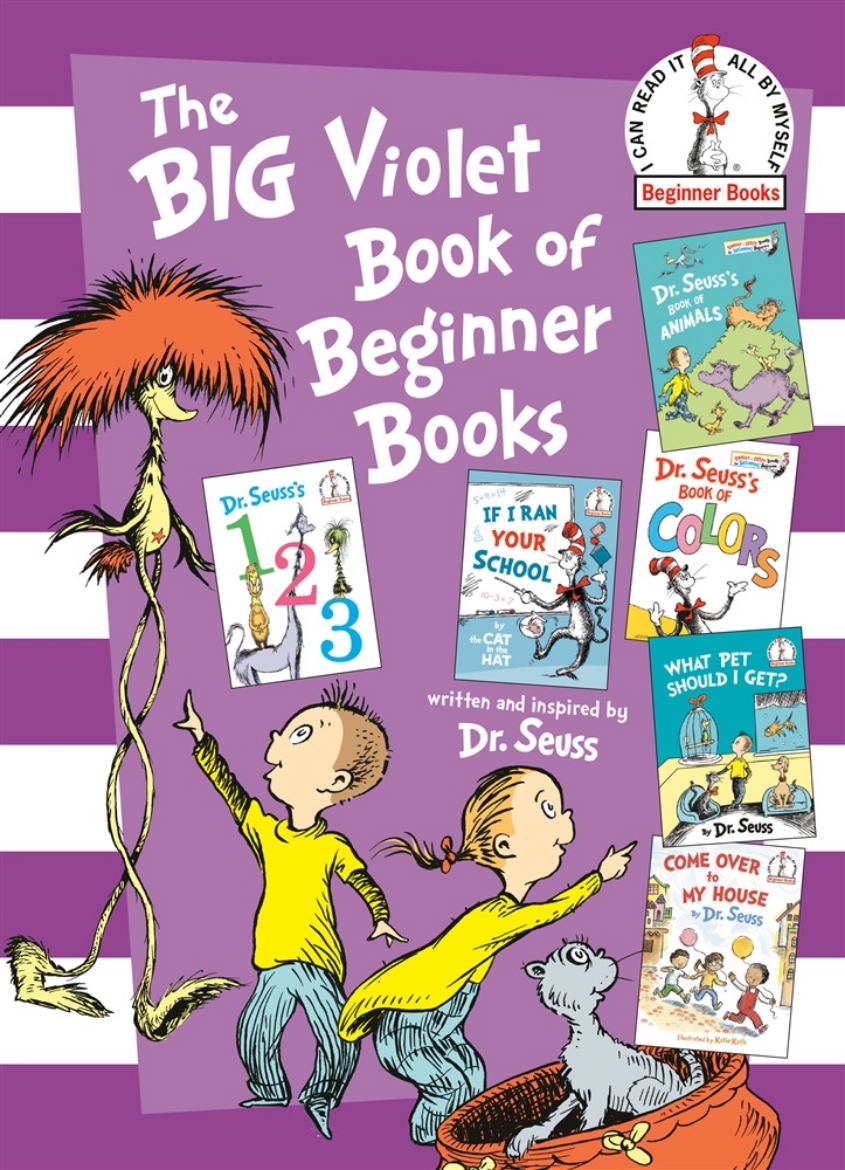 Picture of The Big Violet Book of Beginner Books: Dr. Seuss's 123; Dr. Seuss's Book of Colors; Dr. Seuss's Book of Animals; What Pet Should I Get?; If I Ran Your School; Come Over to My House