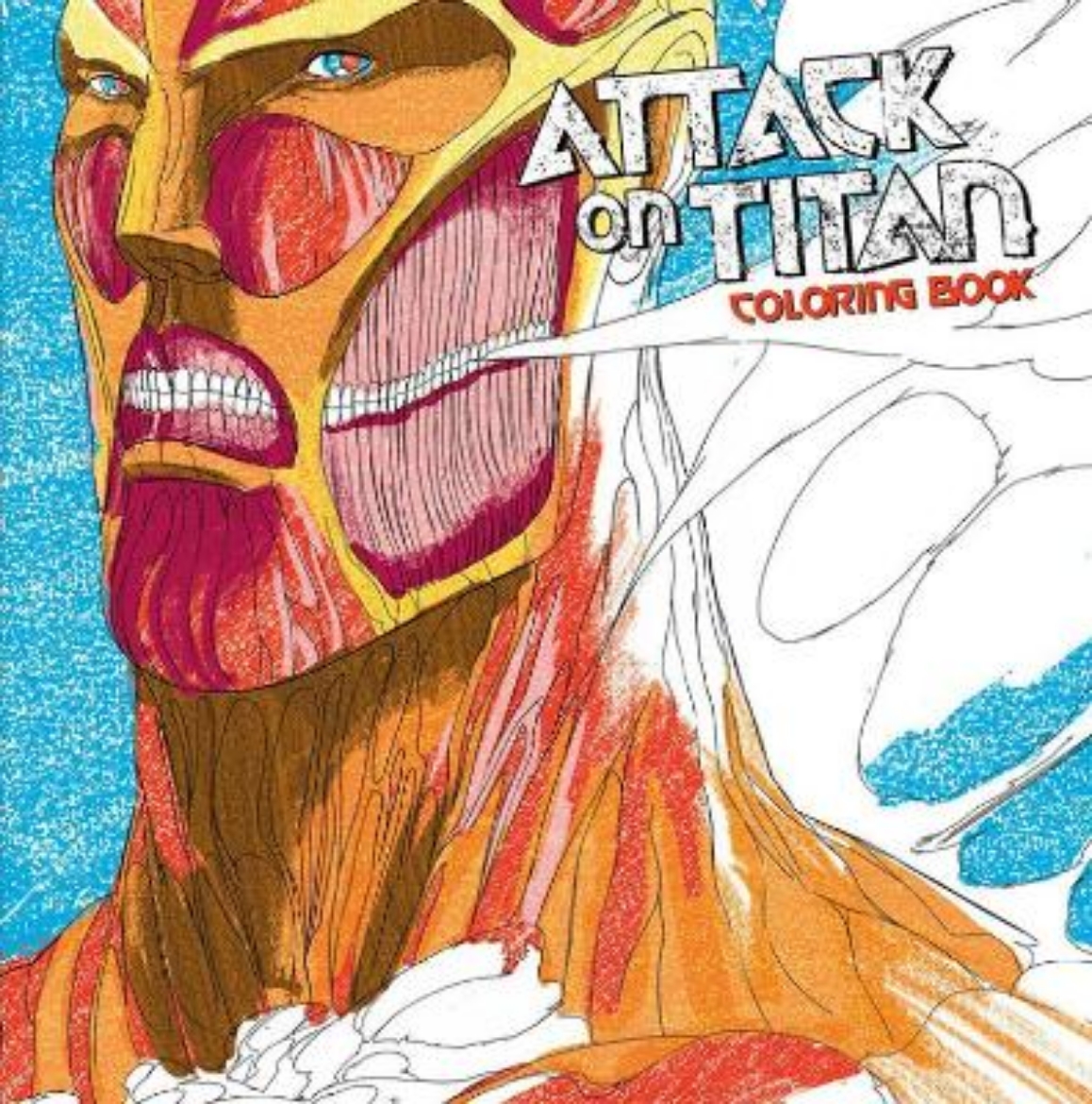Picture of Attack on titan adult coloring book