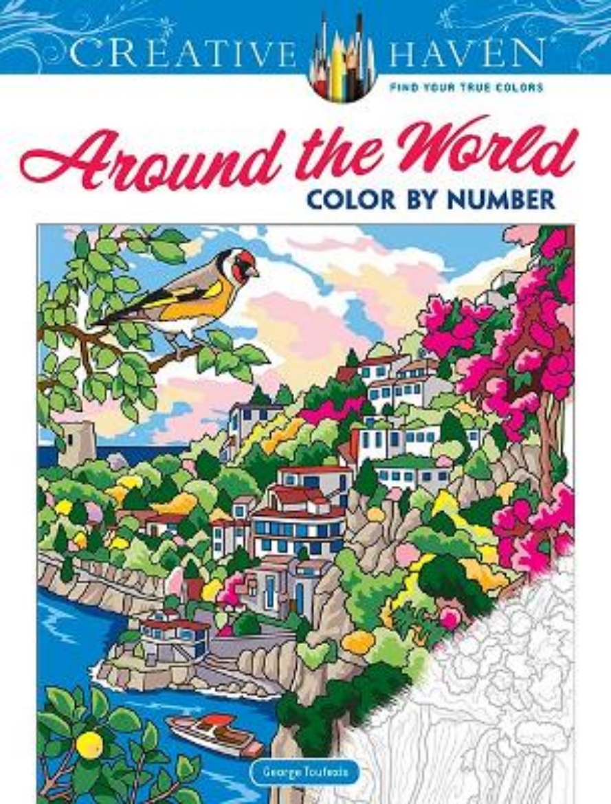 Picture of Creative Haven Around the World Color by Number