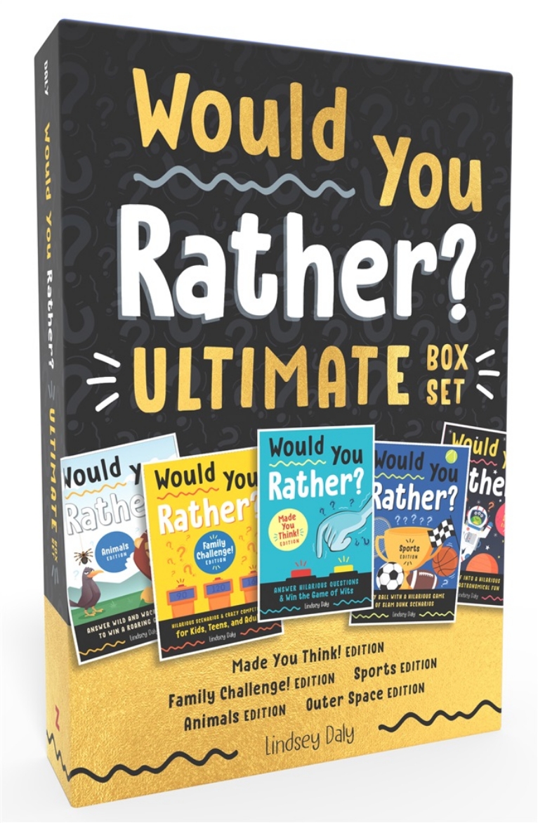 Picture of Would You Rather? Ultimate Box Set: Made You Think! Edition, Family Challenge! Edition, Sports Edition, Animals Edition, Outer Space Edition