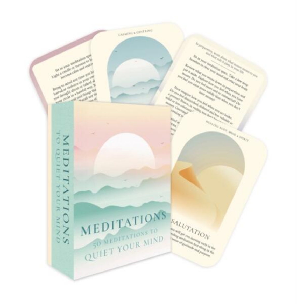 Picture of Meditations: A card deck: 50 cards to quiet your mind